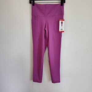 Ladies SZ M Danskin Pink 7/8 Leggings